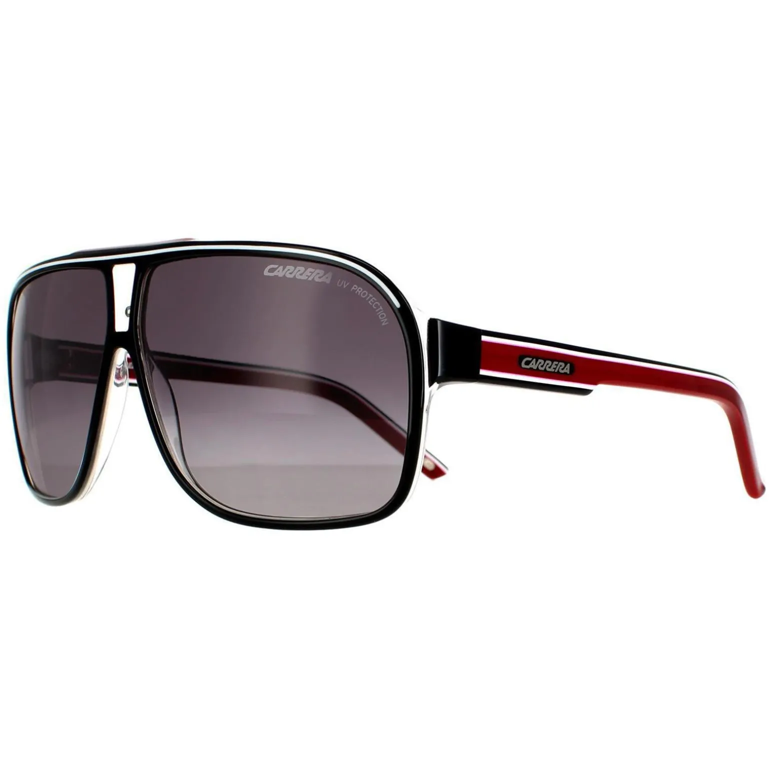 Carrera Sunglasses Grand Prix 2 T4O 9O Black Red Dark Grey Gradient