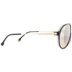 Carrera Sunglasses Hot 65 KDX/G4 Black Nude Brown Mirror