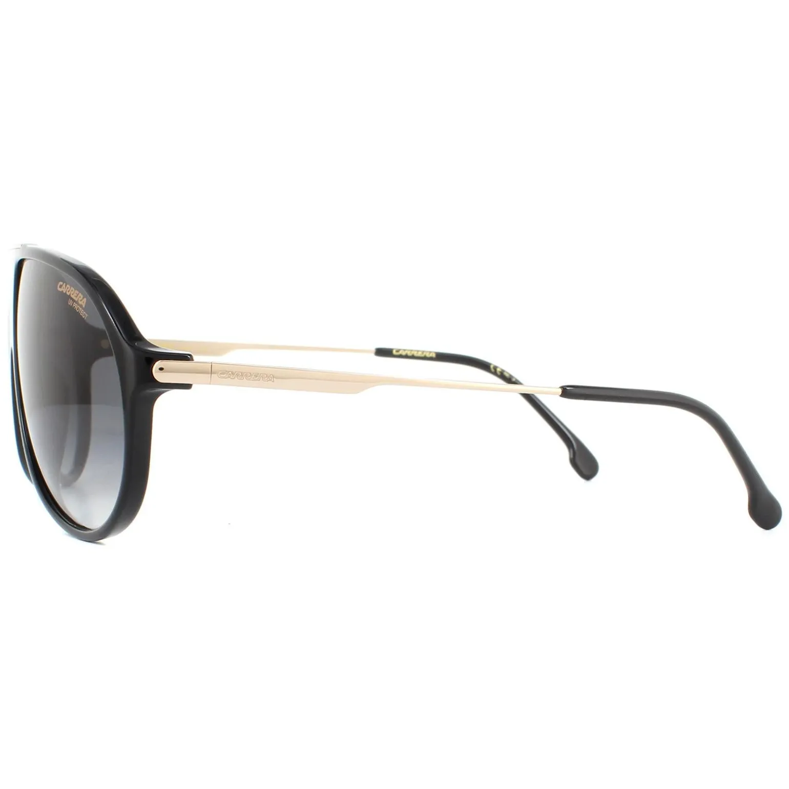 Carrera Sunglasses Hot 65 807/9O Black Dark Grey Gradient