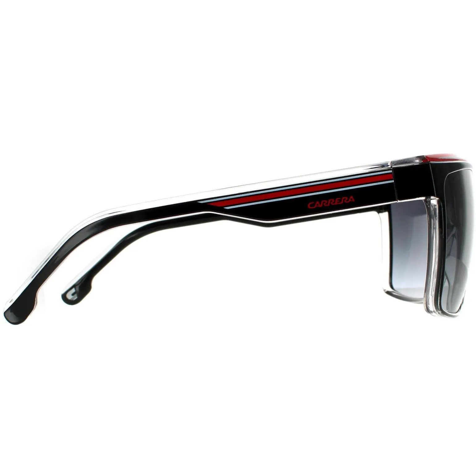 Carrera Sunglasses 22/N T4O 9O Black Crystal White Red Dark Grey Gradi