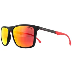 Carrera Sunglasses 8032/S 003 W3 Matte Black Red Mirror