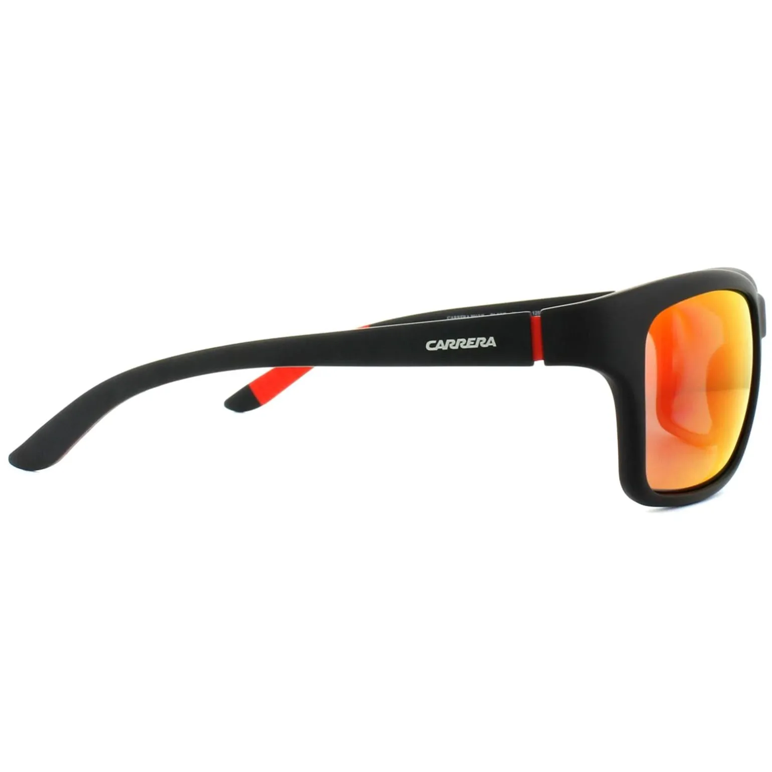 Carrera Sunglasses 8013/S DL5 OZ Matt Black Red Mirror Polarized