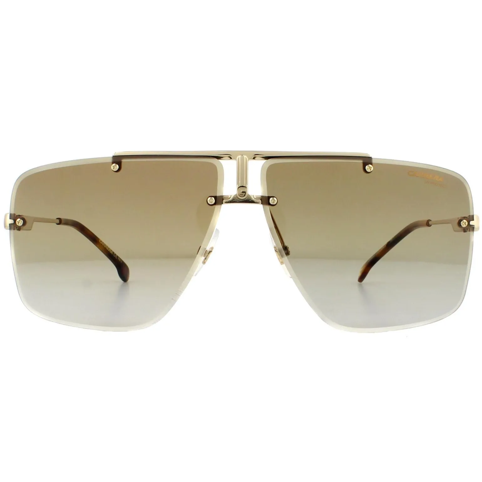 Carrera Sunglasses 1016/S J5G 86 Gold Green Gradient