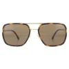 Carrera Sunglasses 256/S J5G 70 Dark Havana Gold Brown