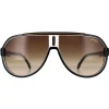Carrera Sunglasses 1057/S 2M2 HA Black Gold Brown Gradient