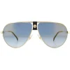 Carrera Sunglasses 1033/S 2M2 1V Black Gold Blue Gold Gradient Mirror
