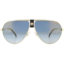 Carrera Sunglasses 1033/S 2M2 1V Black Gold Blue Gold Gradient Mirror