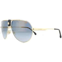 Carrera Sunglasses 1033/S 2M2 1V Black Gold Blue Gold Gradient Mirror