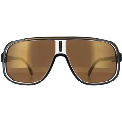 Carrera Sunglasses 1058/S 2M2 YL Black Gold Gold High Contrast Polariz