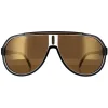 Carrera Sunglasses 1057/S 2M2 YL Black Gold Gold High Contrast Polariz