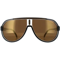 Carrera Sunglasses 1057/S 2M2 YL Black Gold Gold High Contrast Polariz