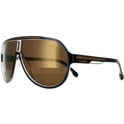 Carrera Sunglasses 1057/S 2M2 YL Black Gold Gold High Contrast Polariz