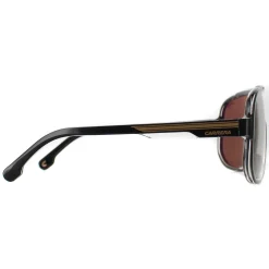 Carrera Sunglasses 1058/S 2M2 YL Black Gold Gold High Contrast Polariz