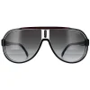Carrera Sunglasses 1057/S OIT 9O Black Red Dark Grey Gradient