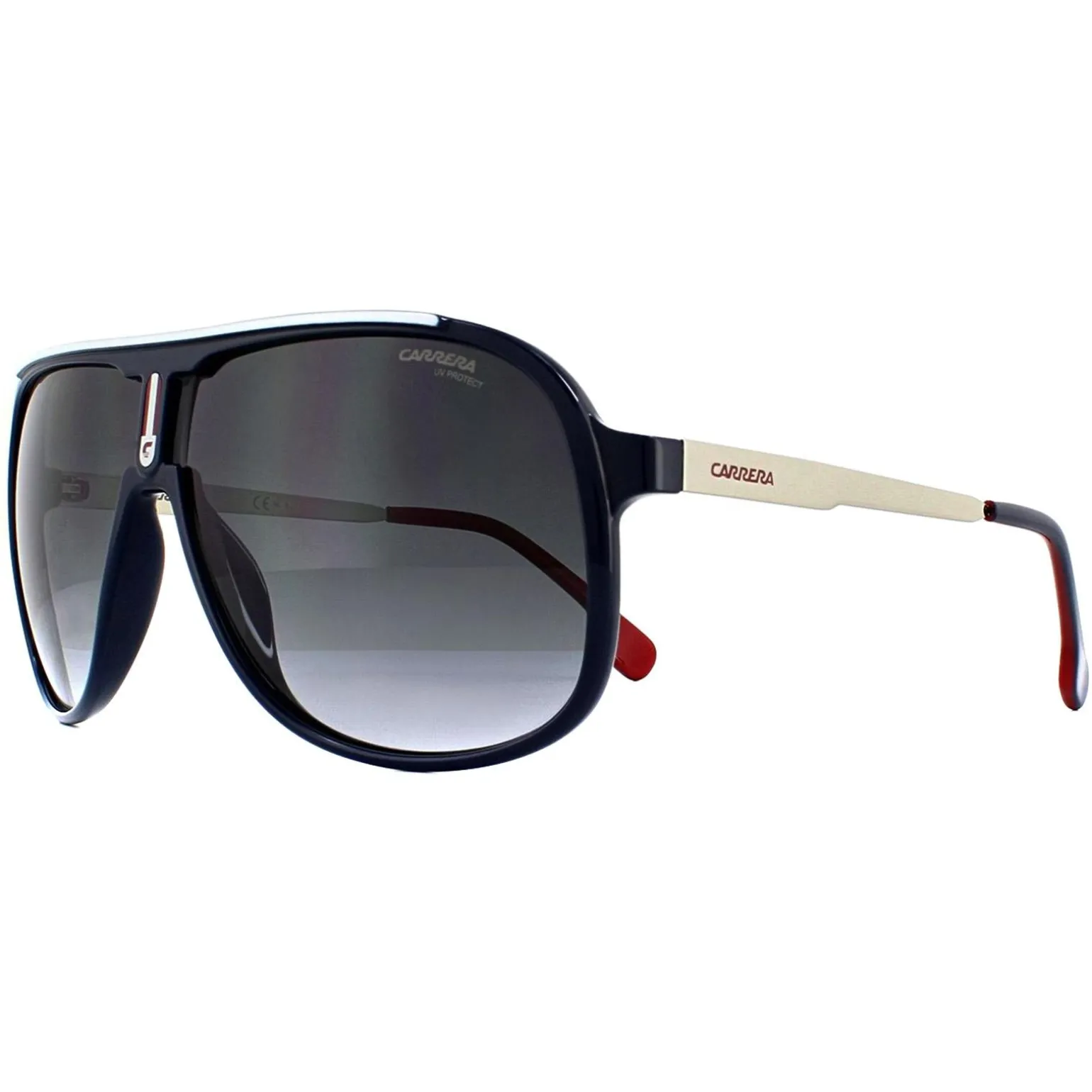 Carrera Sunglasses 1007/S PJP 9O Blue Silver Dark Grey Gradient