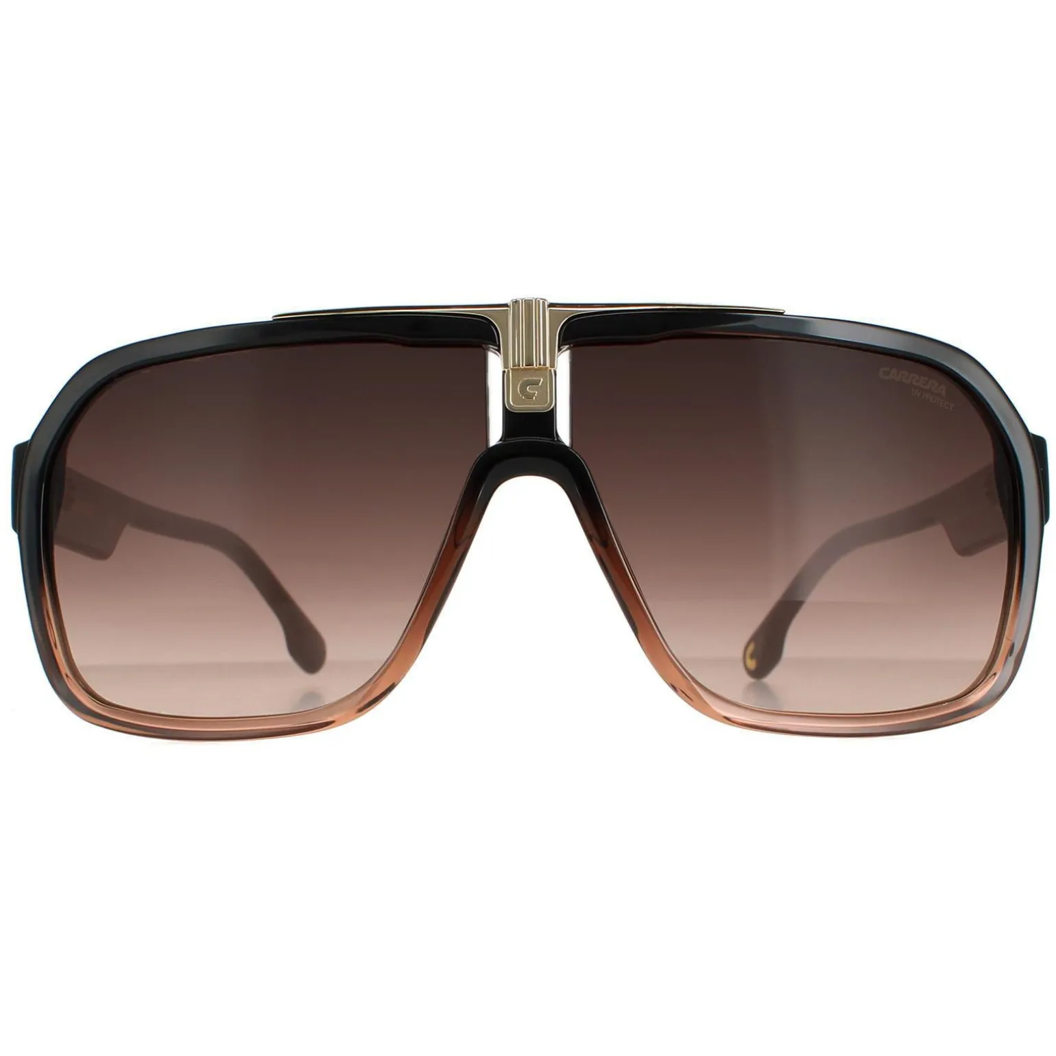 Carrera Sunglasses 1014/S R60 HA Black Brown Brown Gradient