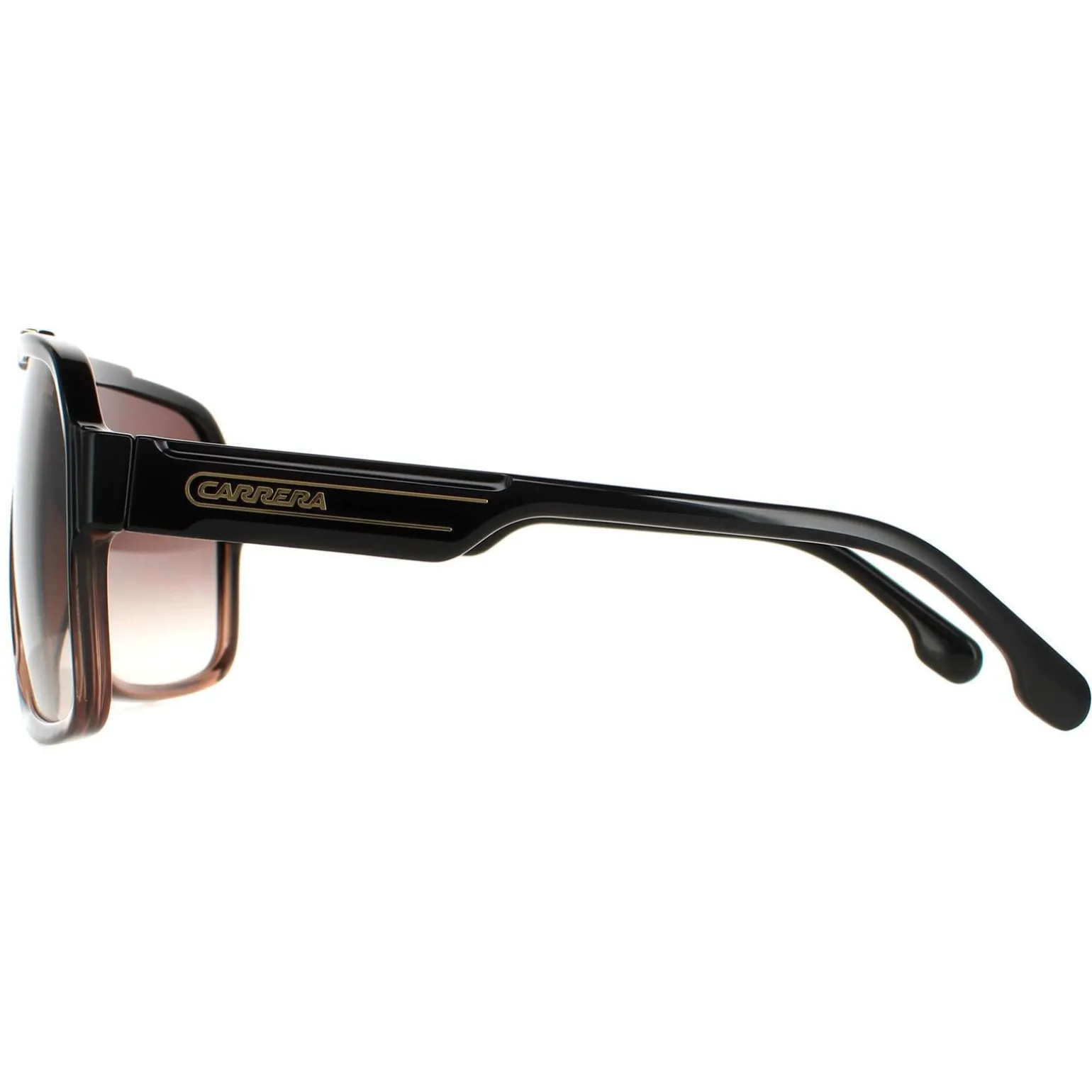 Carrera Sunglasses 1014/S R60 HA Black Brown Brown Gradient