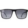 Carrera Sunglasses 8064/S 80S 9O Black and White Dark Grey Gradient