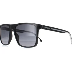 Carrera Sunglasses 8064/S 80S 9O Black and White Dark Grey Gradient