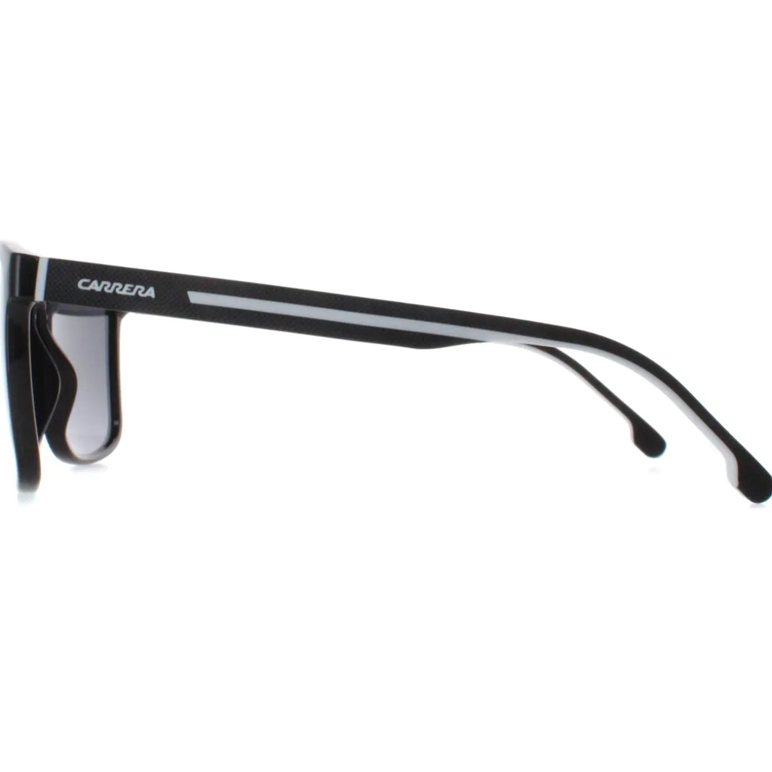 Carrera Sunglasses 8064/S 80S 9O Black and White Dark Grey Gradient