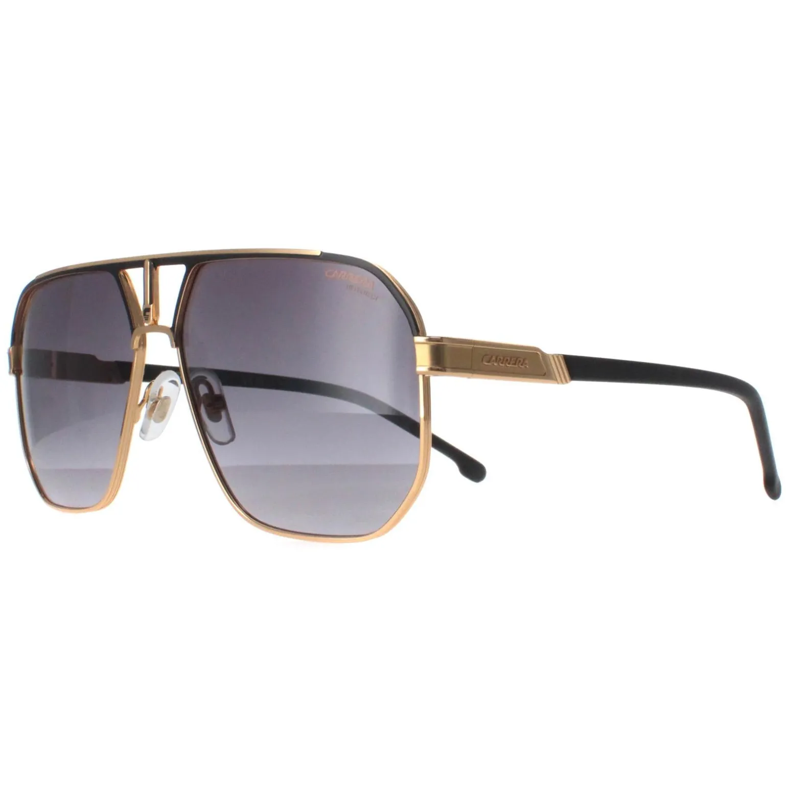 Carrera Sunglasses 1062/S SAO 9O Matte Black and Gold Dark Grey Gradie