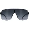 Carrera Sunglasses Topcar 1/N 80S 9O Black White Dark Grey Gradient