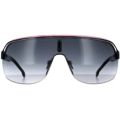 Carrera Sunglasses Topcar 1/N T4O 9O Black Crystal White Red Dark Grey