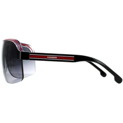 Carrera Sunglasses Topcar 1/N T4O 9O Black Crystal White Red Dark Grey