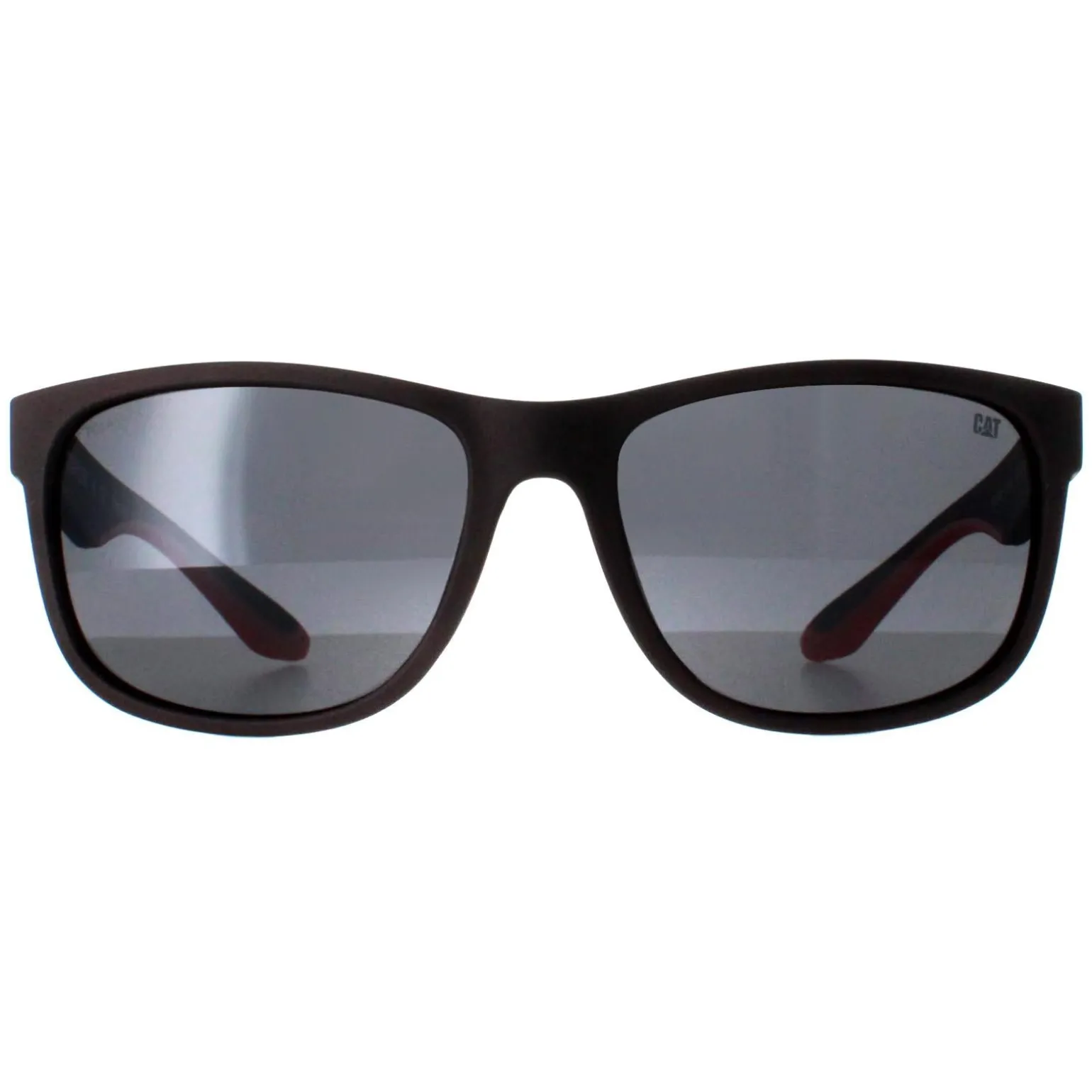 Caterpillar Sunglasses CTS-8011 108P Matte Dark Grey Silver Flash Pola