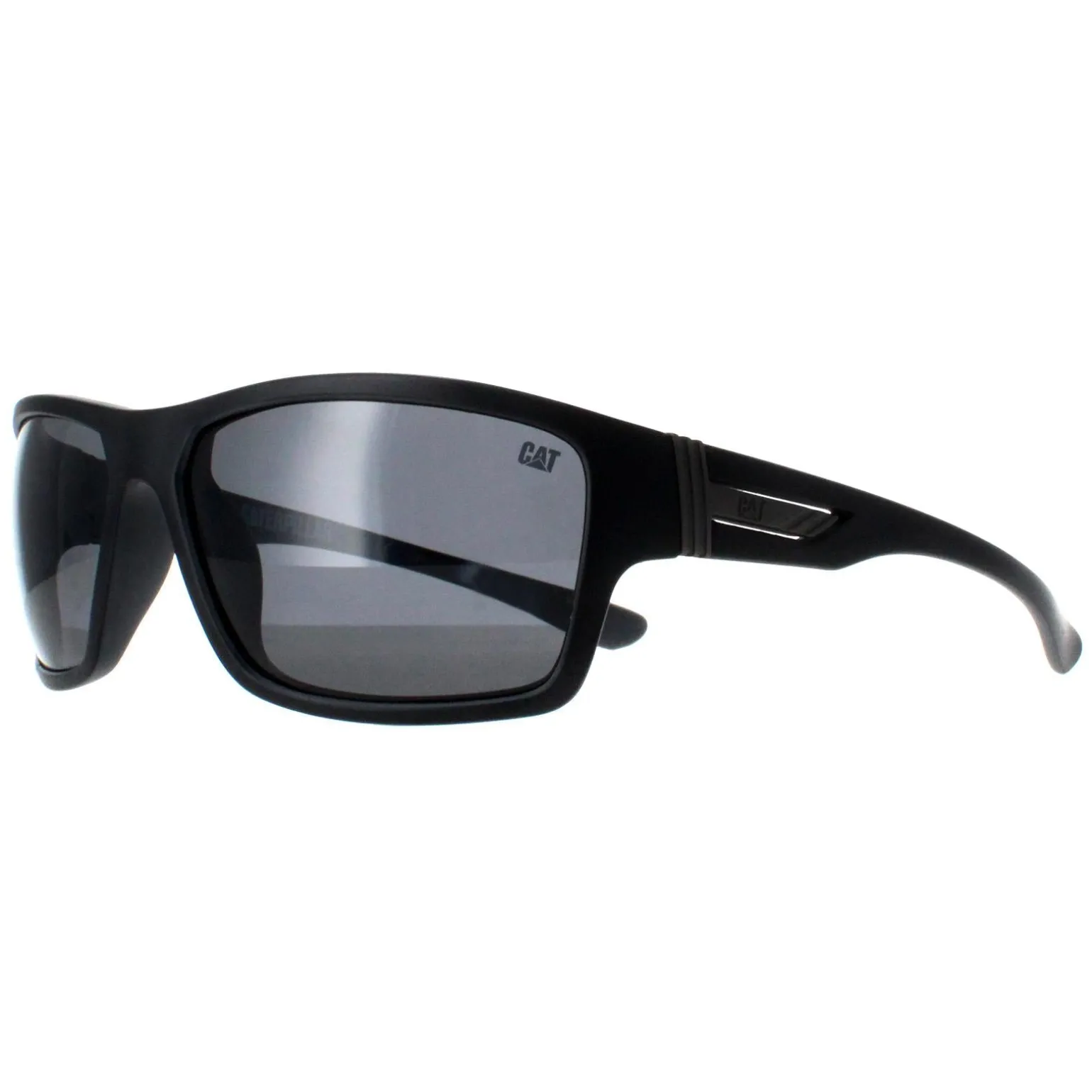 Caterpillar Sunglasses CTS-TRIM 104P Matte Black Smoke Polarized