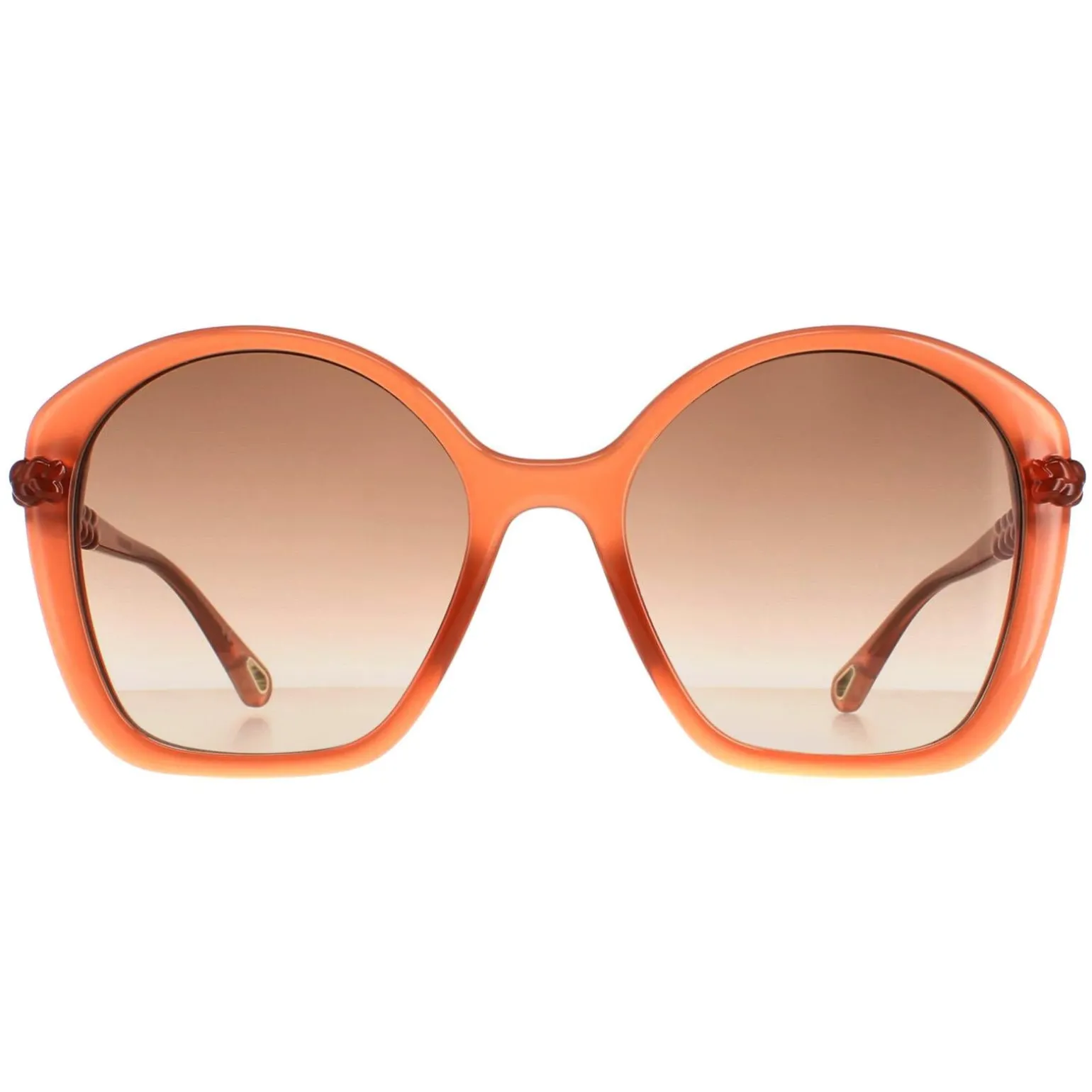 Chloe Sunglasses CH0003S 002 Dark Pink Brown Gradient