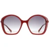 Chloe Sunglasses CH0003S 003 Dark Orange Grey Gradient