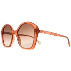 Chloe Sunglasses CH0003S 002 Dark Pink Brown Gradient