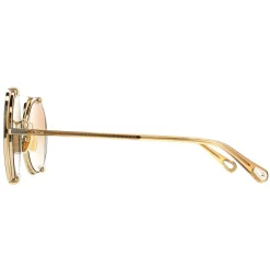 Chloe Sunglasses CH0042S 003 Gold Orange Gradient