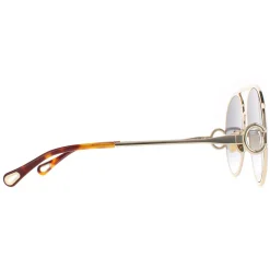 Chloe Sunglasses CH0145S 001 Gold Black Grey Gradient