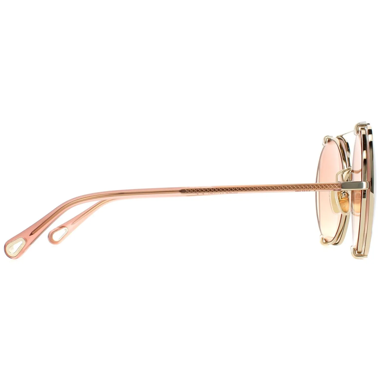 Chloe Sunglasses CH0042S 004 Gold Brown Gradient