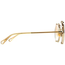 Chloe Sunglasses CH0042S 003 Gold Orange Gradient