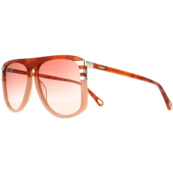 Chloe Sunglasses CH0104S 006 Shiny Blonde Havana Orange Gradient