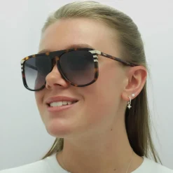 Chloe Sunglasses CH0104S 007 Shiny Medium Havana Grey Gradient