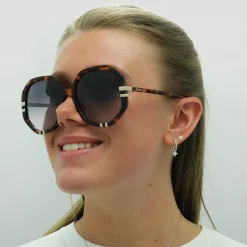 Chloe Sunglasses CH0105S 004 Tortoise Grey Gradient
