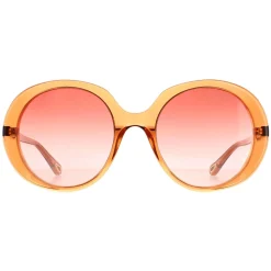 Chloe Sunglasses CH0007S 001 Transparent Dark Orange Orange Gradient