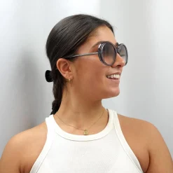 Chloe Sunglasses CH0007S 003 Transparent Grey Brown Gradient
