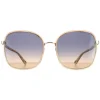 Chloe Sunglasses CH0031S Franky 004 Orange Crystal Fade and Gold Blue