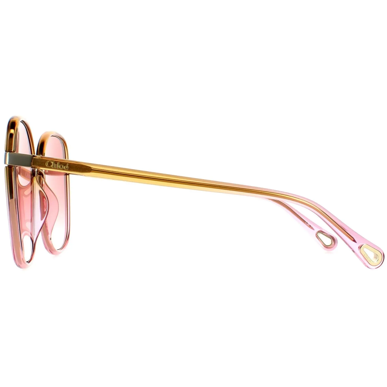 Chloe Sunglasses CH0031S Franky 002 Yellow to Pink Crystal Fade and Go