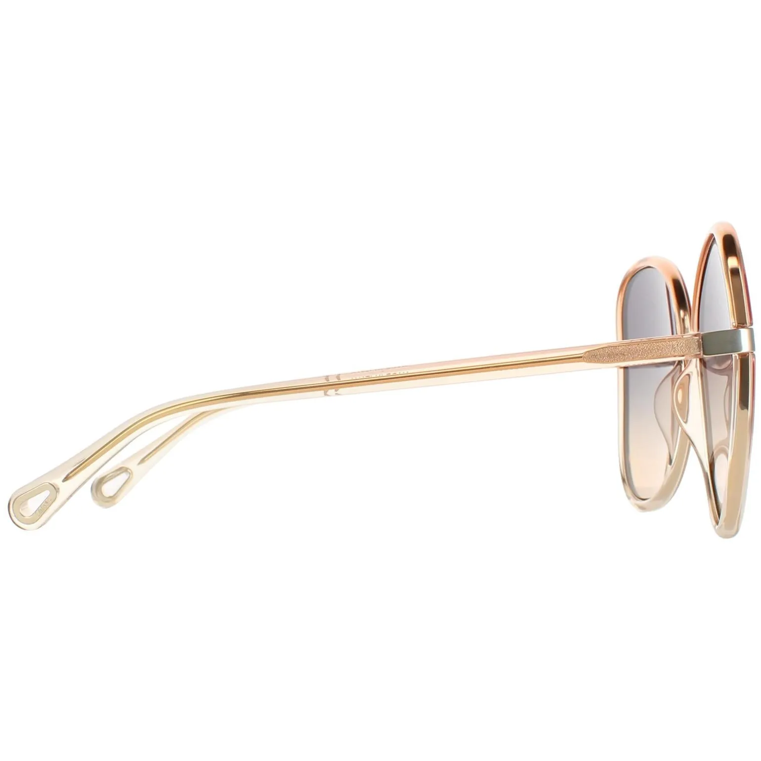 Chloe Sunglasses CH0030S Franky 004 Orange Crystal Blue Gradient