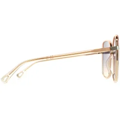 Chloe Sunglasses CH0031S Franky 004 Orange Crystal Fade and Gold Blue