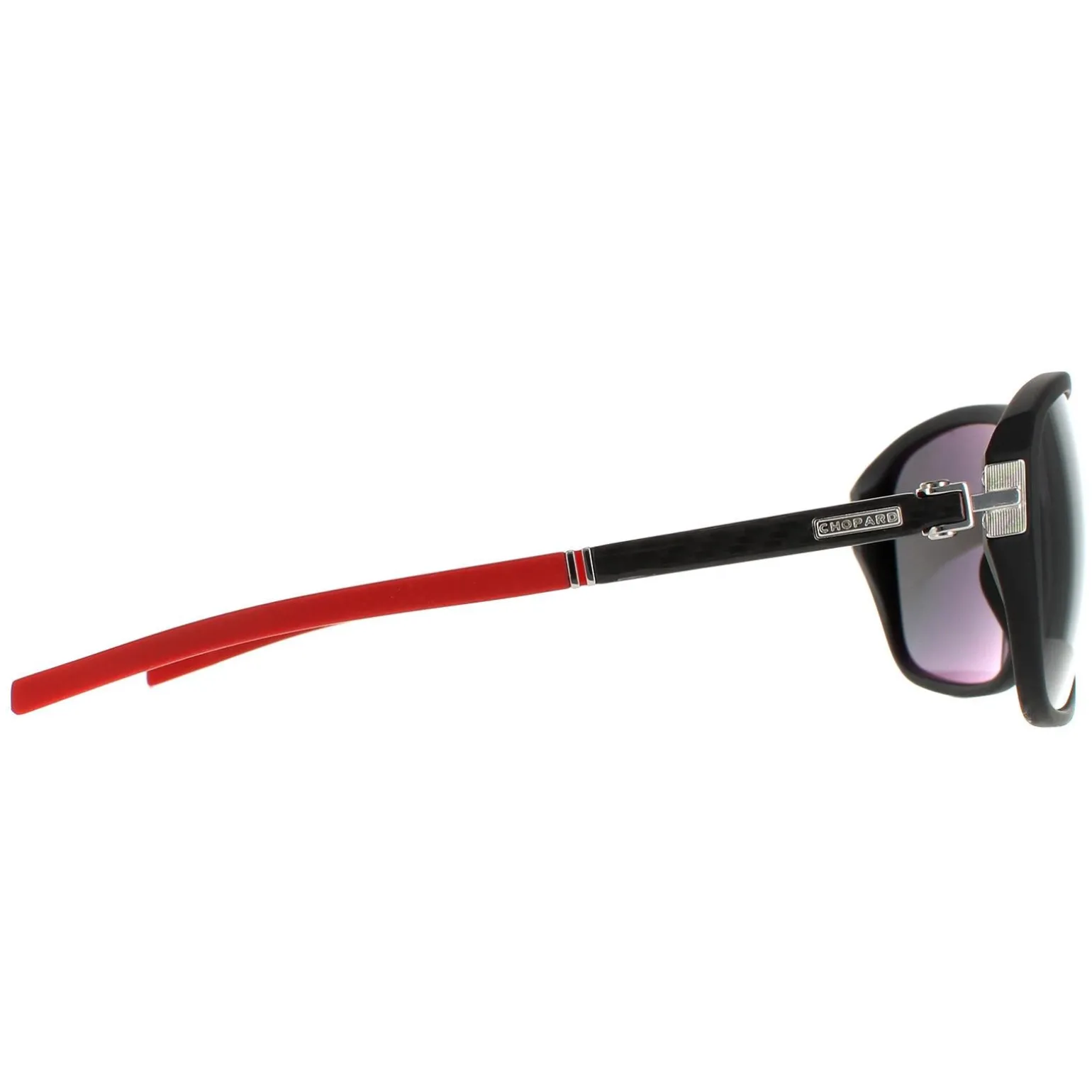 Chopard Sunglasses SCH292 703P Matte Sandblasted Black Smoke Polarized
