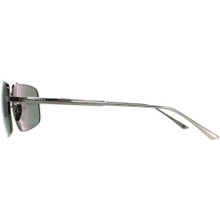Chopard Sunglasses SCHF21M 568P Total Shiny Gunmetal Grey Green Polari
