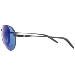 Costa Del Mar Sunglasses Helo HLO-11-OBMP Matte Black Blue Mirror Pola