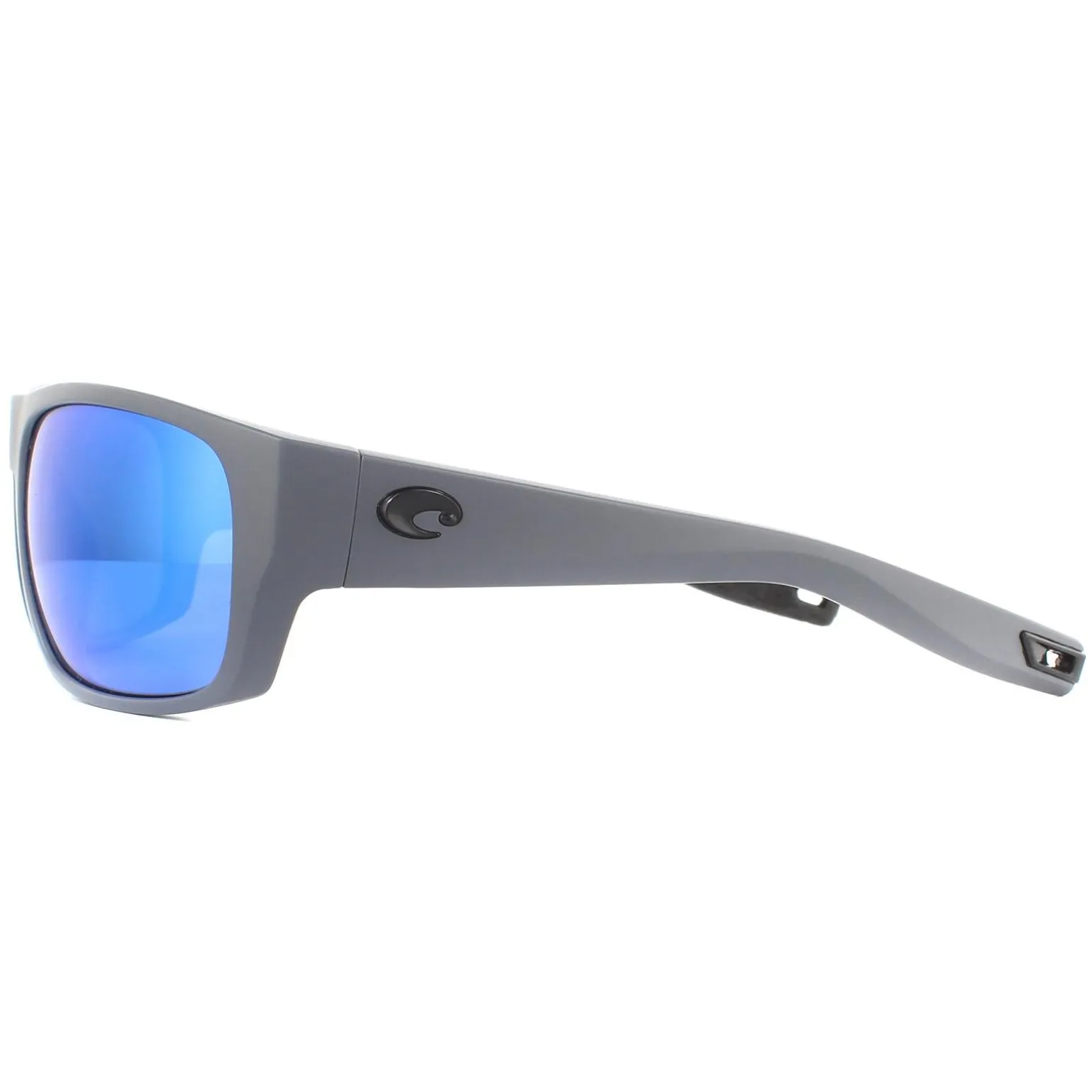 Costa Del Mar Sunglasses Tico TCO 98 OBMGLP Matte Grey Blue Mirror Pol